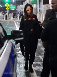 Rihanna At JFK