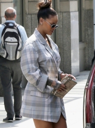 Rihanna Spotted In NYC for NYFW